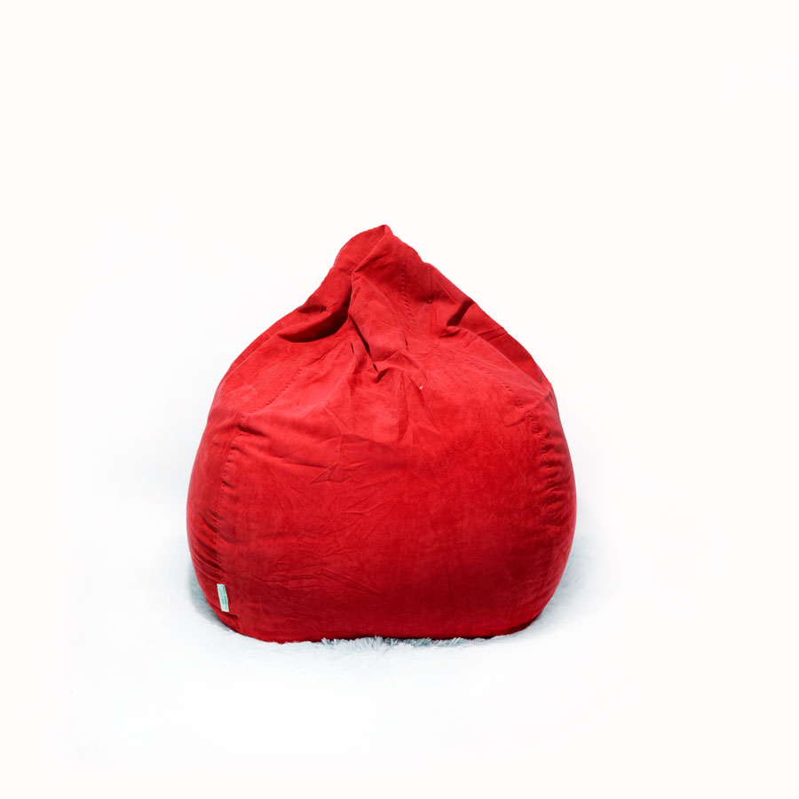 GHẾ LƯỜI GIỌT NƯỚC (TEARDROP BEANBAG) SIZE NHỎ MÀU ĐỎ MS42 - The Beanbag House