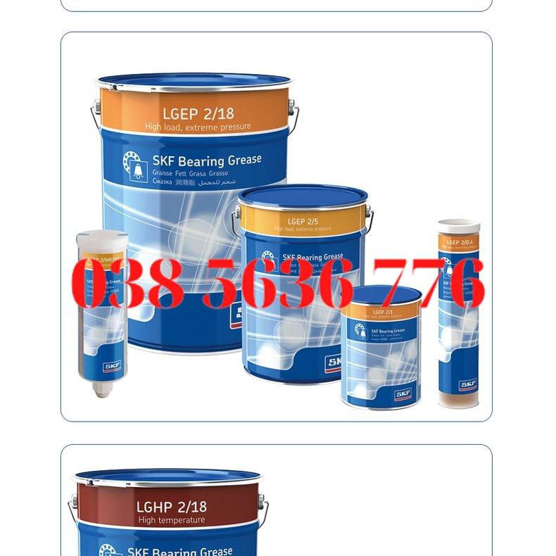 SKF LGWA2/0.4 1 5 18 Mỡ Chịu Nhiệt Độ Cao, Áp Suất Cao Chuyên Dụng Cho Xe Ô Tô Và Các Bánh Xe Khác