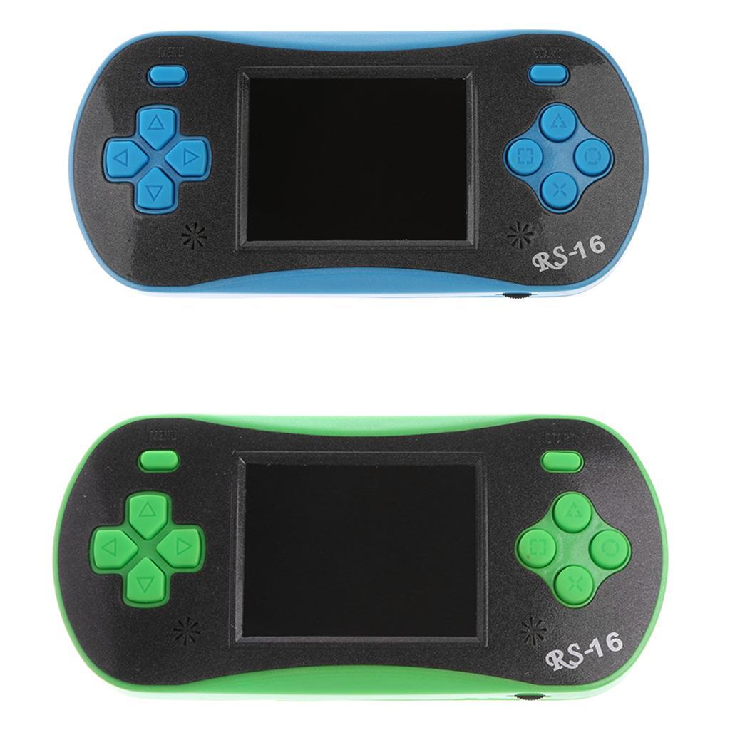 2Piece RS-16 2.5" LCD Classic Handheld Video Console w/ 260 Games Blue+Green