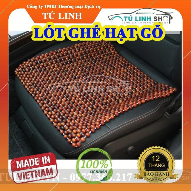 Tấm lót ghế hạt gỗ vuông 45*45 cho ô tô và văn phòng