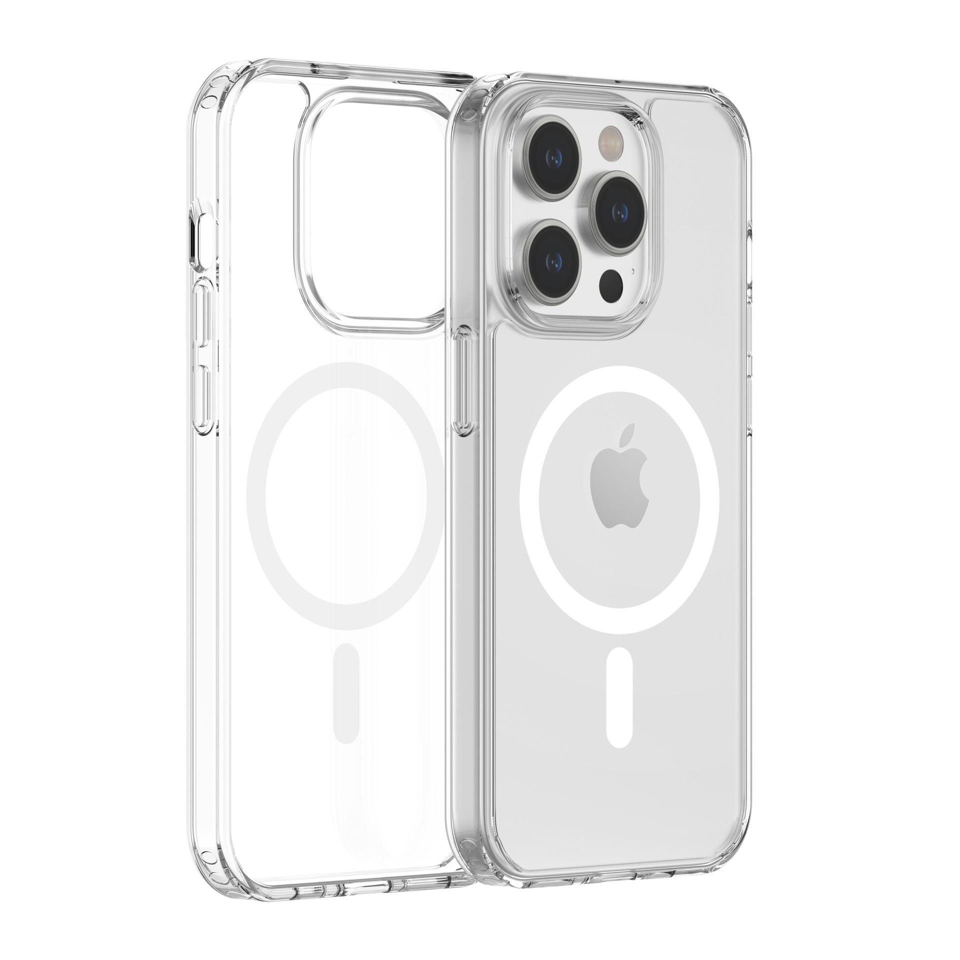 Đảm bảo chất lượng phù hợp với iphone14 vỏ điện thoại di động trong suốt hút nam châm magsafe apple bên trong chống rơi 14pro vỏ bảo vệ điện thoại di động