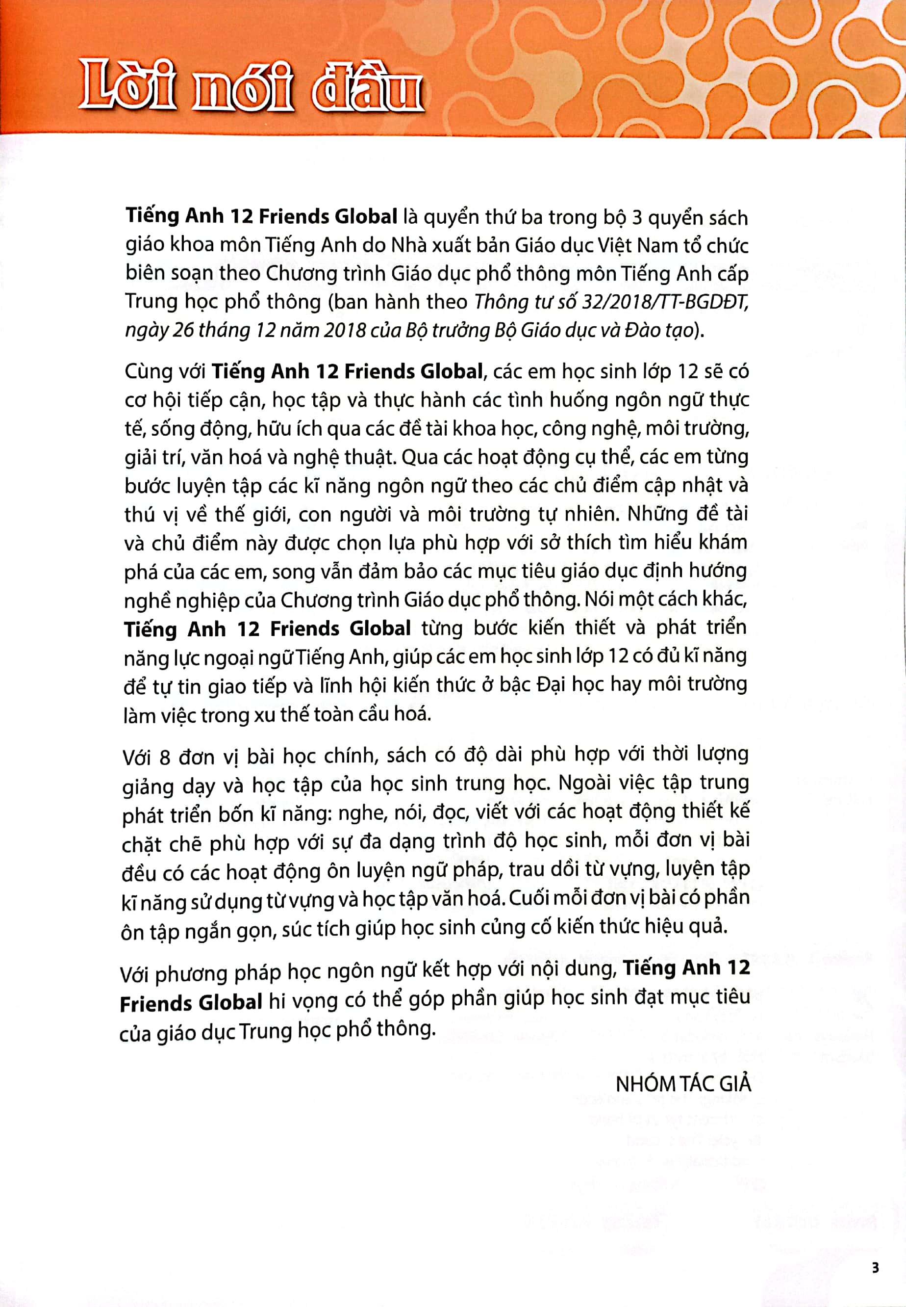 Tiếng Anh 12 Friends Global - Student Book