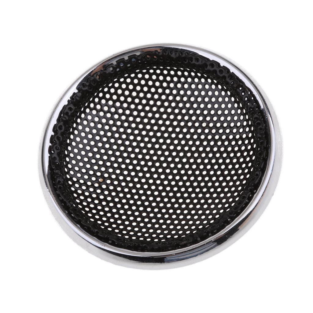 2Piece 1inch Speaker Round Grills Cover Case Decorative Circle with Screws