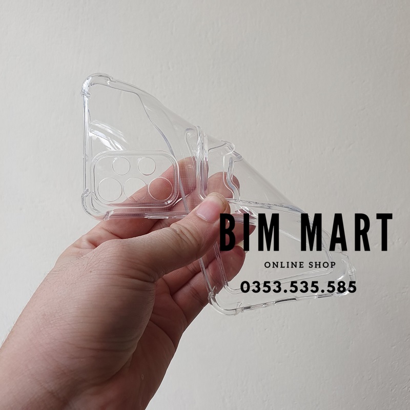 Ốp chống sốc cho Samsung Galaxy A32 4G silicon trong suốt kèm ngăn ví đựng thẻ