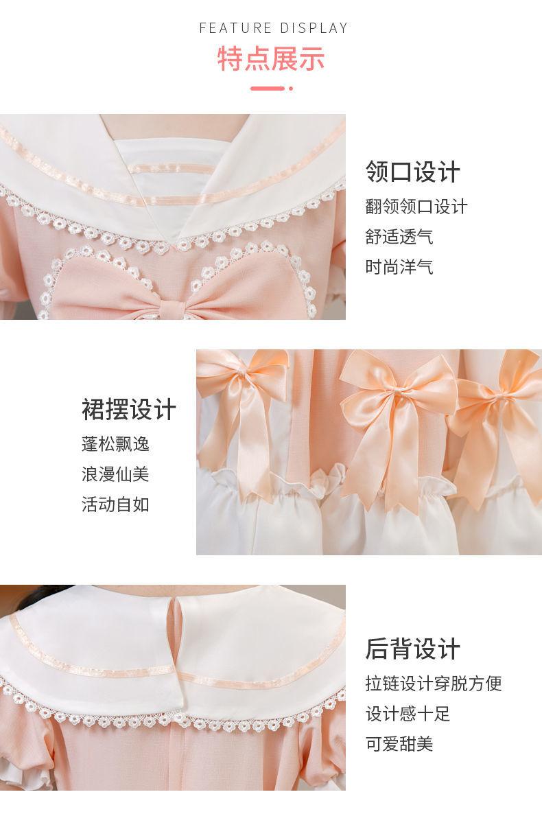 SHUANGYAN Váy công chúa Lolita cho bé gái 2023 Váy trẻ em Lolita mùa hè Váy cô gái mùa hè