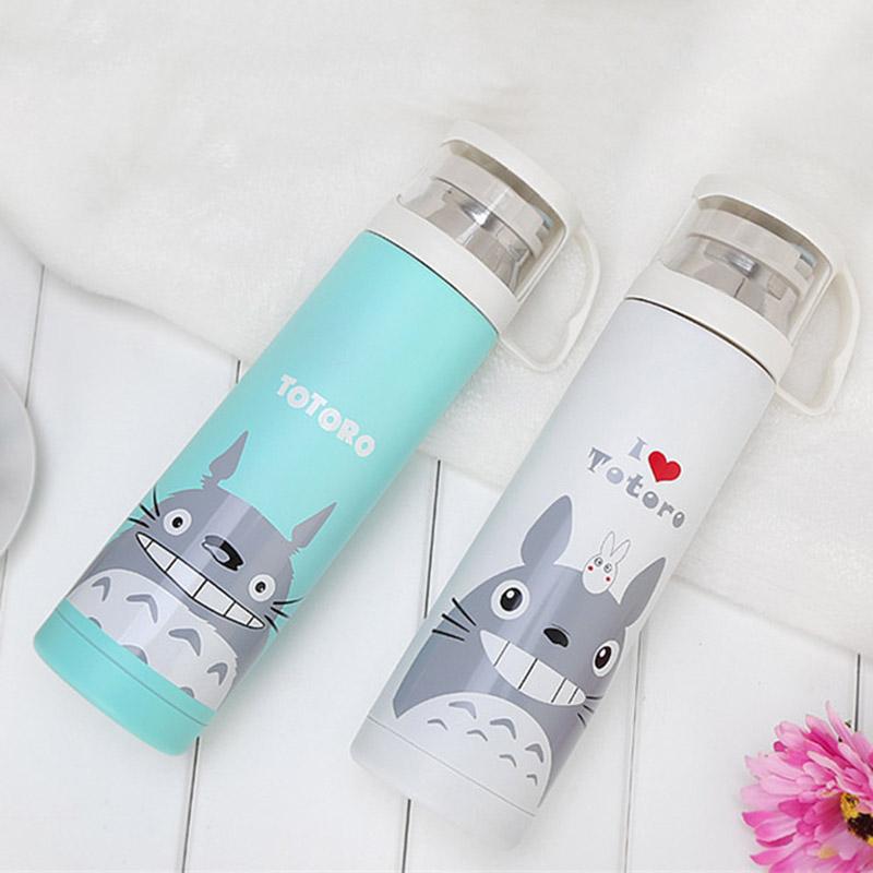 350/500Ml Tường Kép Thép Không Gỉ Bình Đựng Nước Hút Chân Không Hoạt Hình Dễ Thương Nhiệt Cốc Giáng Sinh Cho Trẻ Em cặp Đôi Quà Tặng