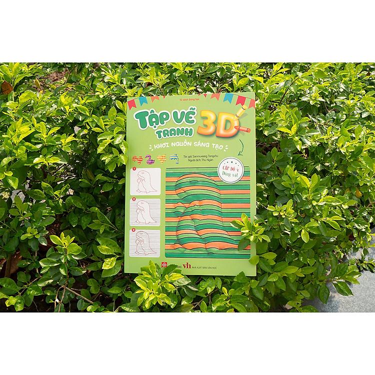 Sách Tập vẽ tranh 3D, khơi nguồn sáng tạo