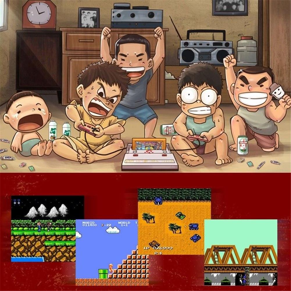 Mini FC Compact Built In 600 Classic Games 8Bit HDMI TV Game Console
