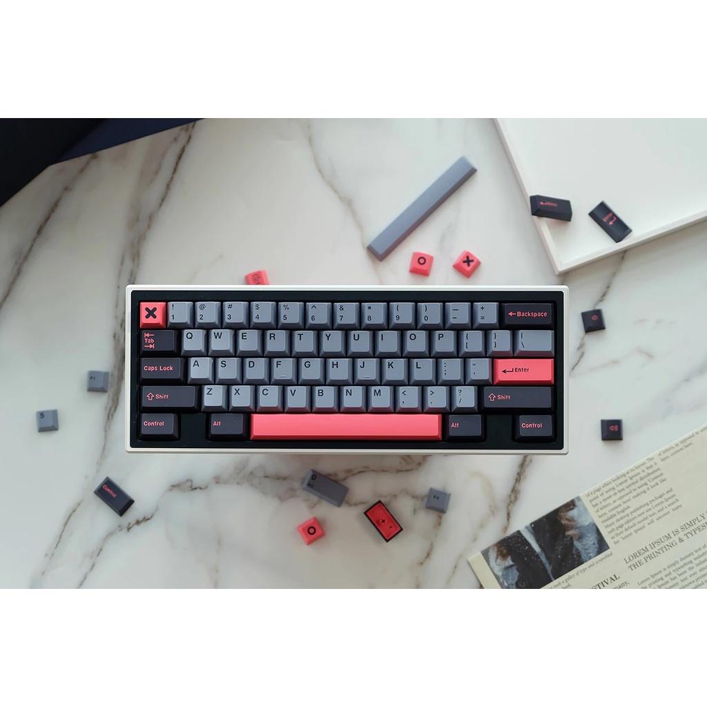 Keycap Cho Bàn Phím Cơ GMK 8008 Thick PBT Cherry Profile 129 Phím