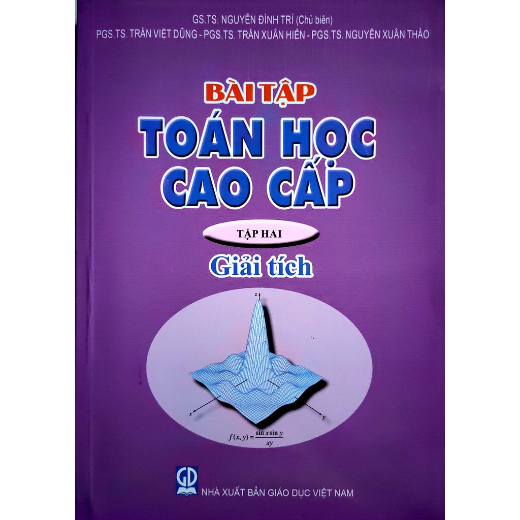 Combo Sách Toán học cao cấp tập 2 + Bài tập: Giải tích