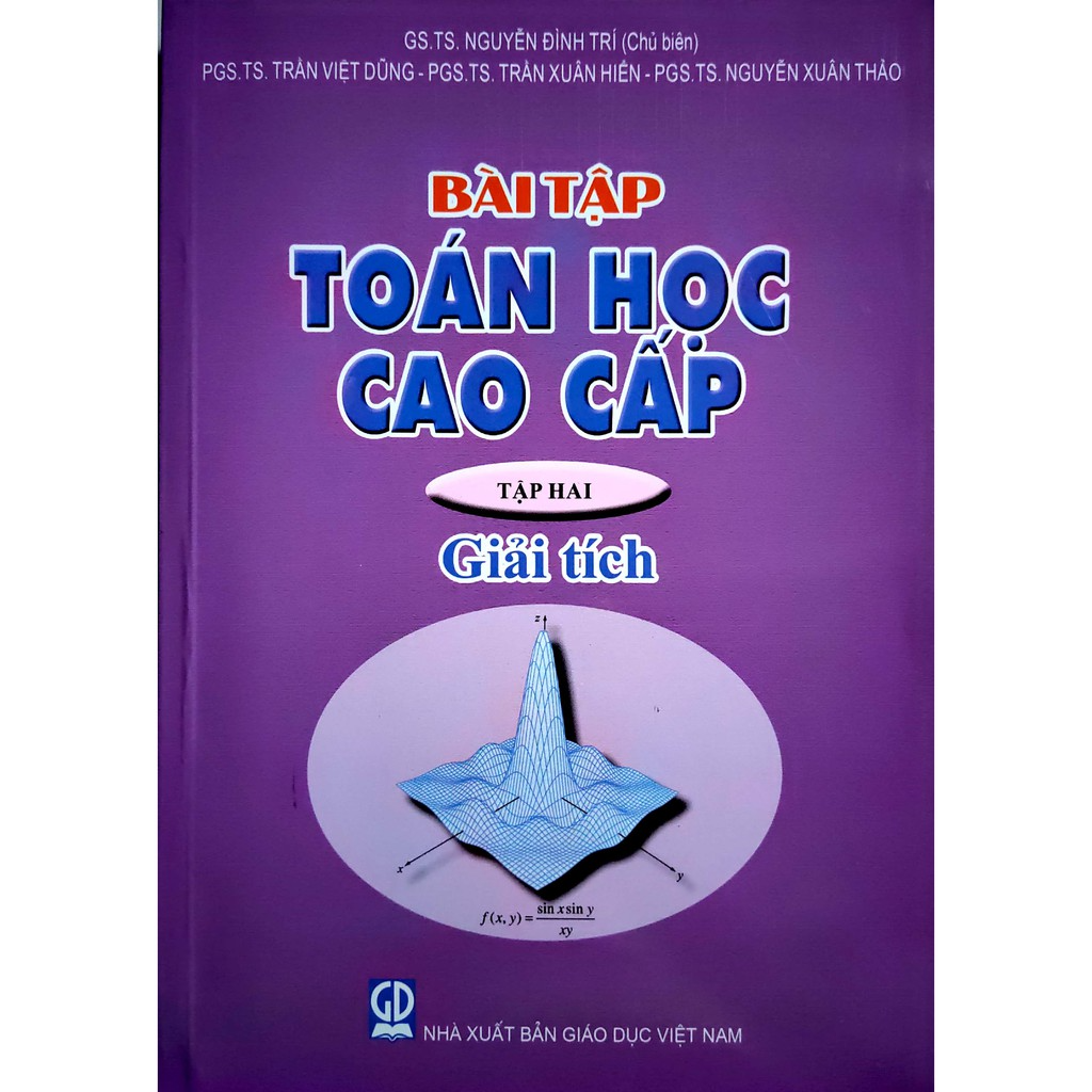 Bài tập Toán học cao cấp Tập hai - Giải tích
