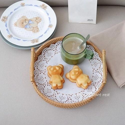 Giấy Nến Thấm Dầu Ăn Thực Phẩm Chịu Nhiệt, Chống Ẩm, Chống Thấm, Hút Dầu Mỡ Họa Tiết Hoa Văn Đục Lỗ