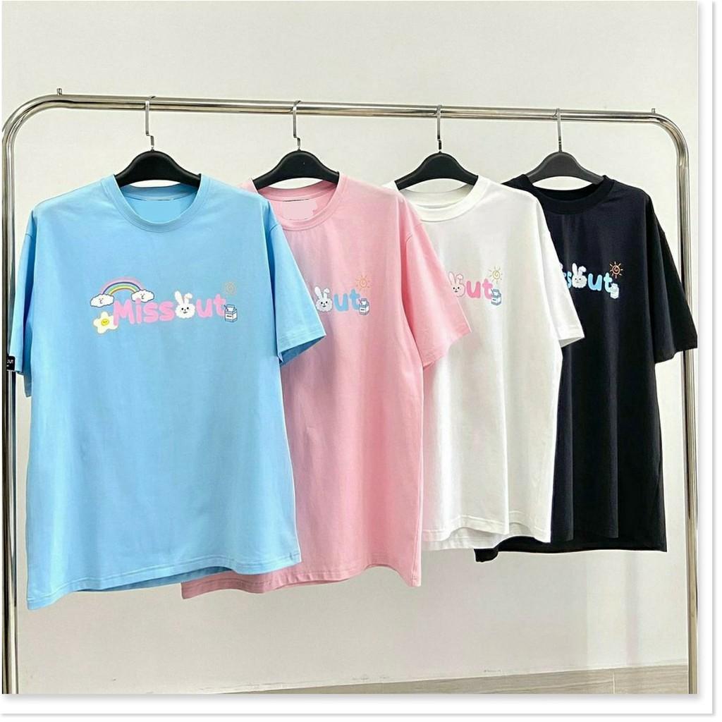 Áo Thun Tay Lỡ MISSOUT BUNNY Form Rộng Unisex AQA1807 25 aomifashion