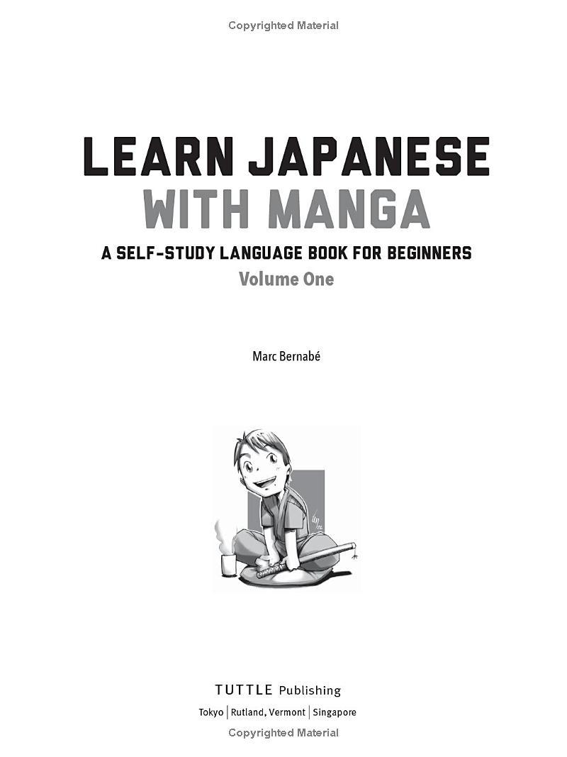 Sách ngoại văn: Learn Japanese With Manga Volume 1