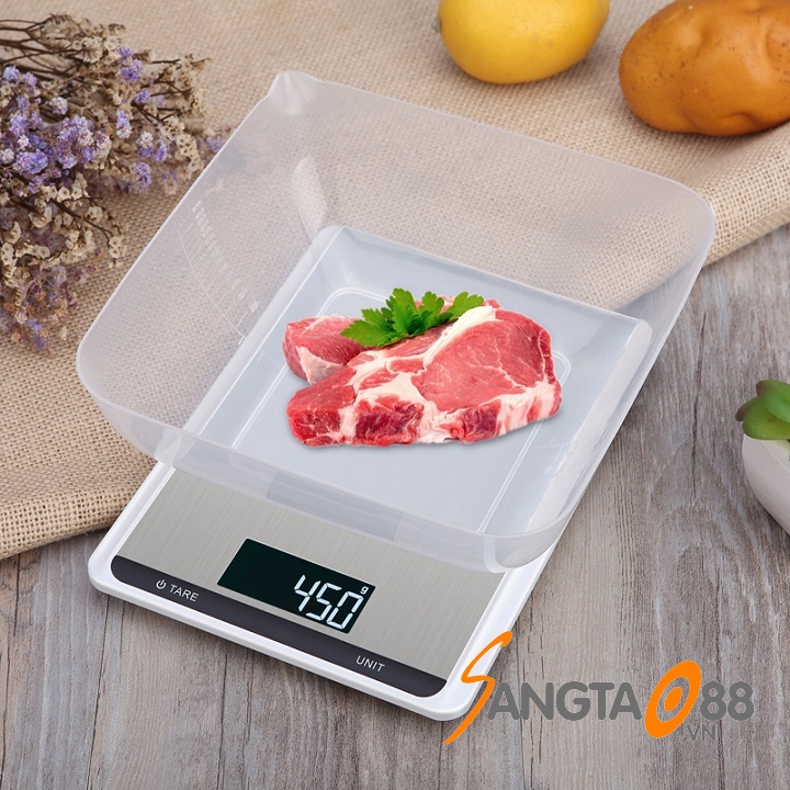 Cân tiểu ly điện tử cảm ứng siêu mỏng nhà bếp thông minh, độ chính xác cao CX-518