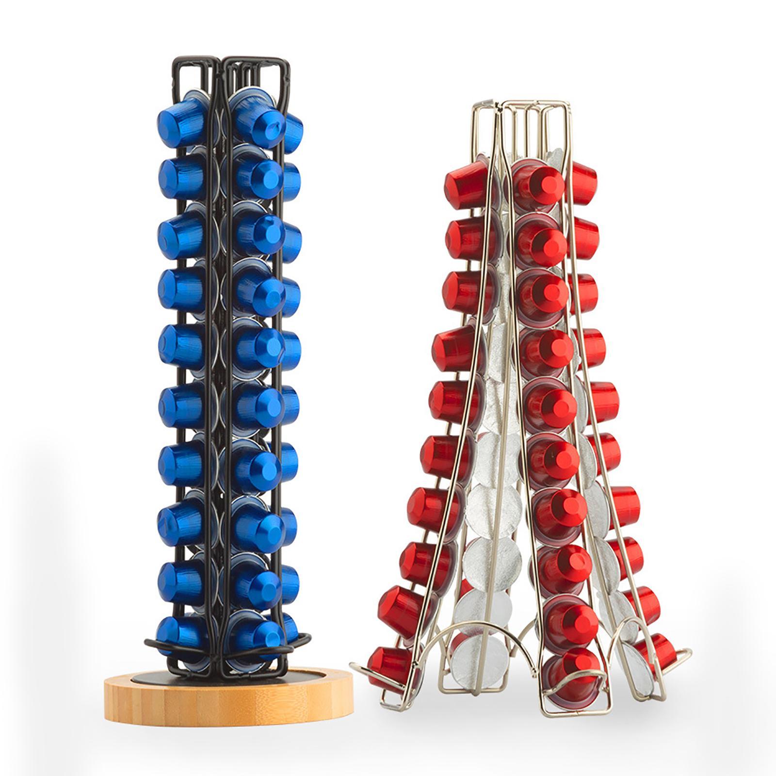 Coffee Capsule Rack Rotatable Coffee Pod Holder Stand