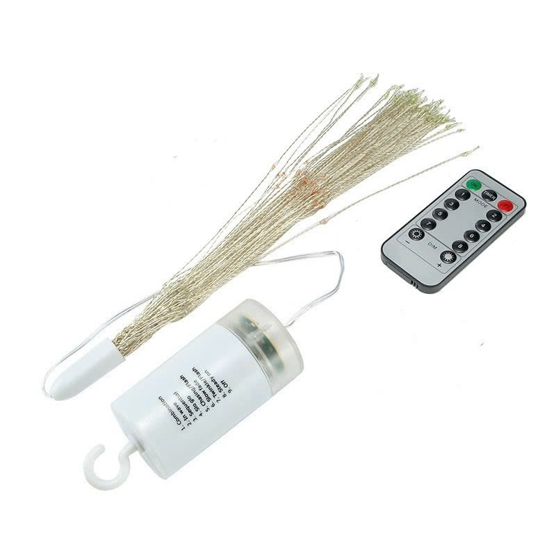 Bộ 1 Chùm Dây Đèn Led 40 Sợi - 1 sợi 5 tầng led Hiệu Ứng Sáng Decor Trang Trí Nhà Cửa, Trang Trí Mọi Không Gian