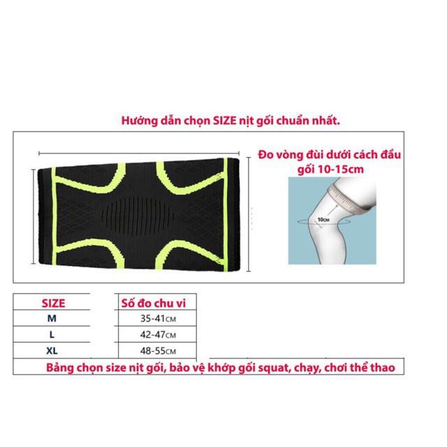 Băng Bảo Vệ Đầu Gối Tập Thể thao Cao Cấp AL 7718 magic