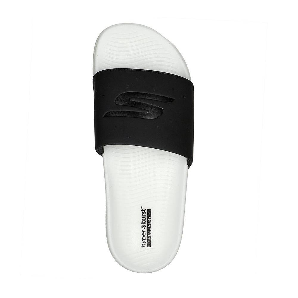 Skechers Nữ Dép Quai Ngang Hyper Slide Recovery - 172020-BKW