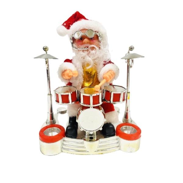 Đồ chơi ông già NOEL thổi kèn đánh đàn đánh trống chui ống khói đu dây leo thang cưỡi tuần lộc quà tặng giáng sinh