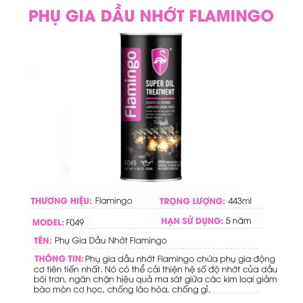 Chính Hãng - Dung Dịch Phụ Gia Dầu Nhớt Flamingo F049 443ml - Hãng Phân Phối Chính Thức