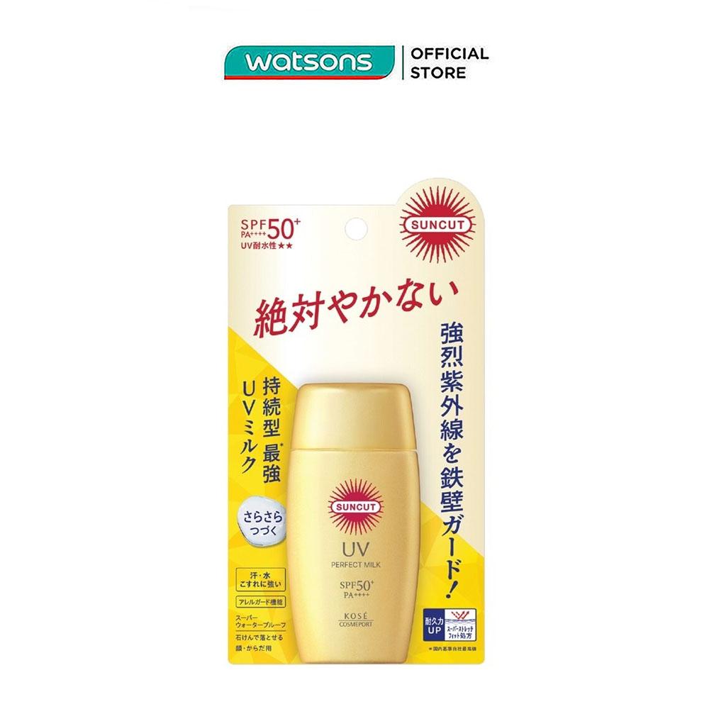 Sữa Chống Nắng Kosé Suncut UV Perfect Milk Super Water Proof SPF50+ PA++++ 50ml