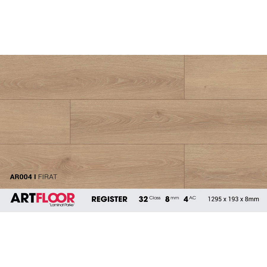 Sàn Gỗ Công Nghiệp  Artfloor Register AR004 - Firat - 8mm - AC4