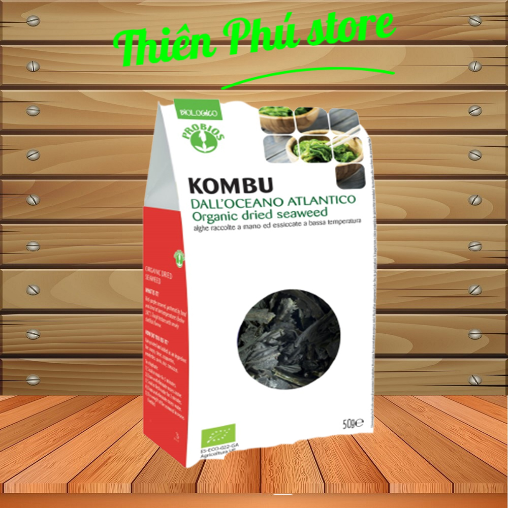 Rong Biển Kombu Hữu Cơ 50g ProBios Organic Kombu Seaweed