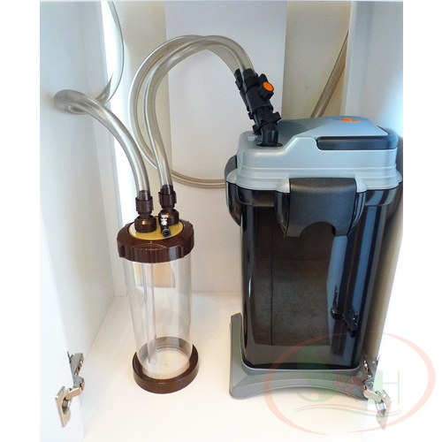 Trộn co2 Plant Care gắn ngoài khuếch tán không giảm dòng hòa tan co2 bể thủy sinh