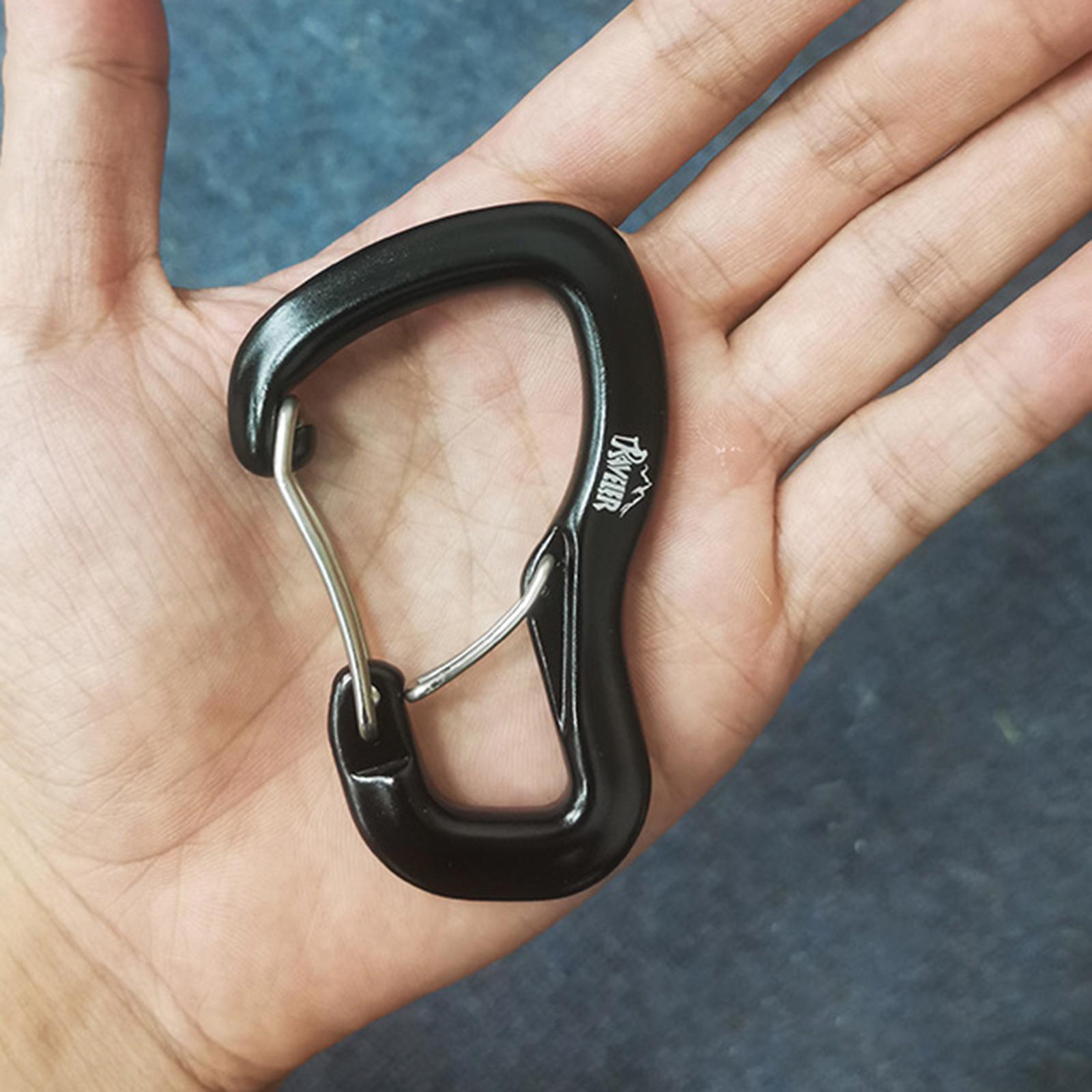 Hammock Carabiner Hook 8kN  Lightweight for Traveling Outdoor Camping