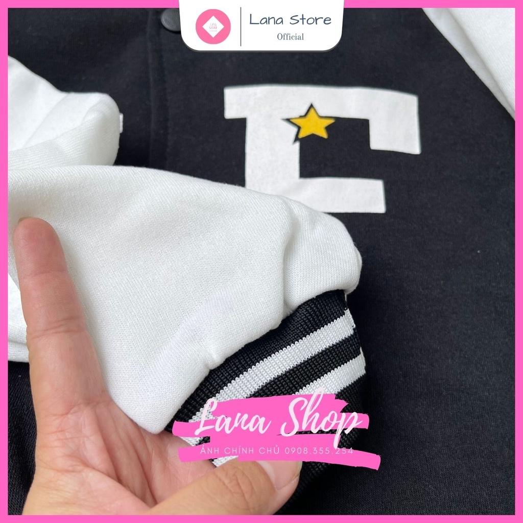 Áo Khoác Bomber Varsity Jacket in chữ F ClimB Chất Nỉ Mịn Đẹp Form Unisex Nam Nữ