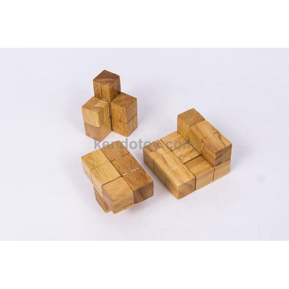 Xếp hình rubik | đồ chơi xếp hình khối gỗ thông minh - game giải đố cho trẻ