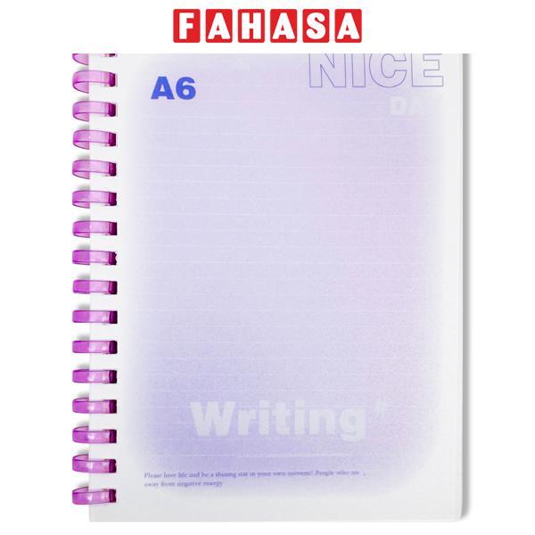 Sổ Lò Xo A6 - Kẻ Ngang - 140 Trang - Depai 042-4 - Màu Tím