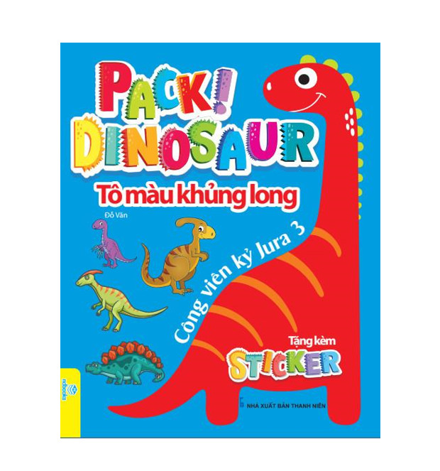 Sách - Pack! Dinosaur - Tô Màu Khủng Long - Công viên kỷ Jura - ndbooks