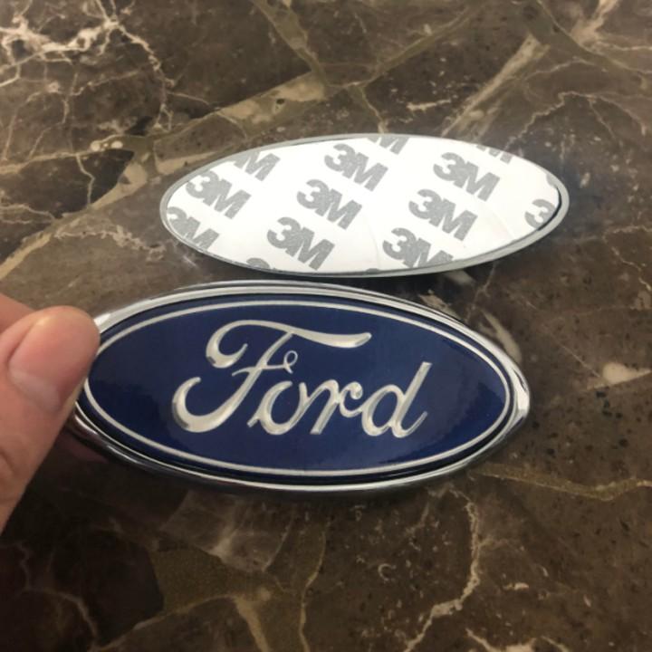 Logo biểu tượng trước và sau xe ô tô Ford Kích thước 11.5*4.5cm: Mã KLJ115