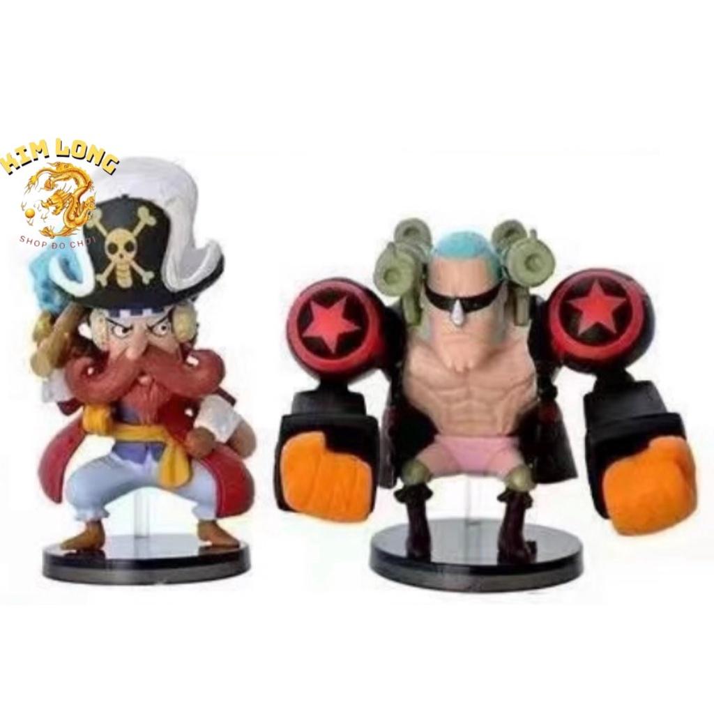 Sét mô hình 9 nhân vật chibi ONE PIECE - Team Luffy đảo hải tặc 6 - 10cm Đồ chơi quà tặng cho bé