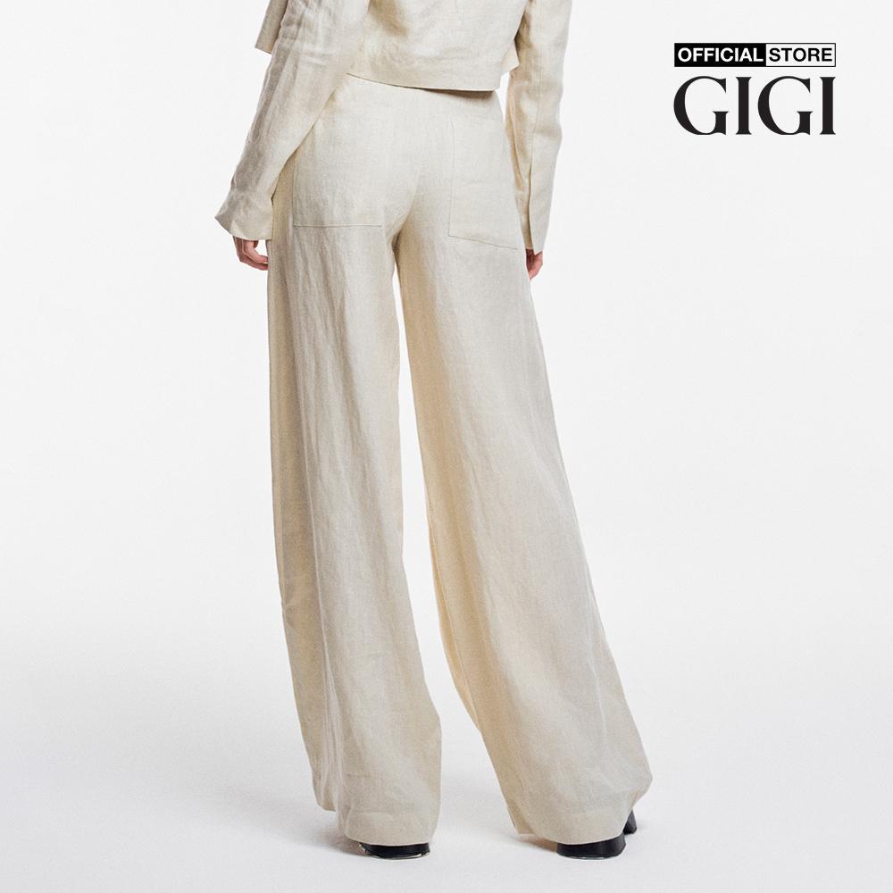GIGI - Quần nữ ống rộng lưng cao thời trang G3202P231312