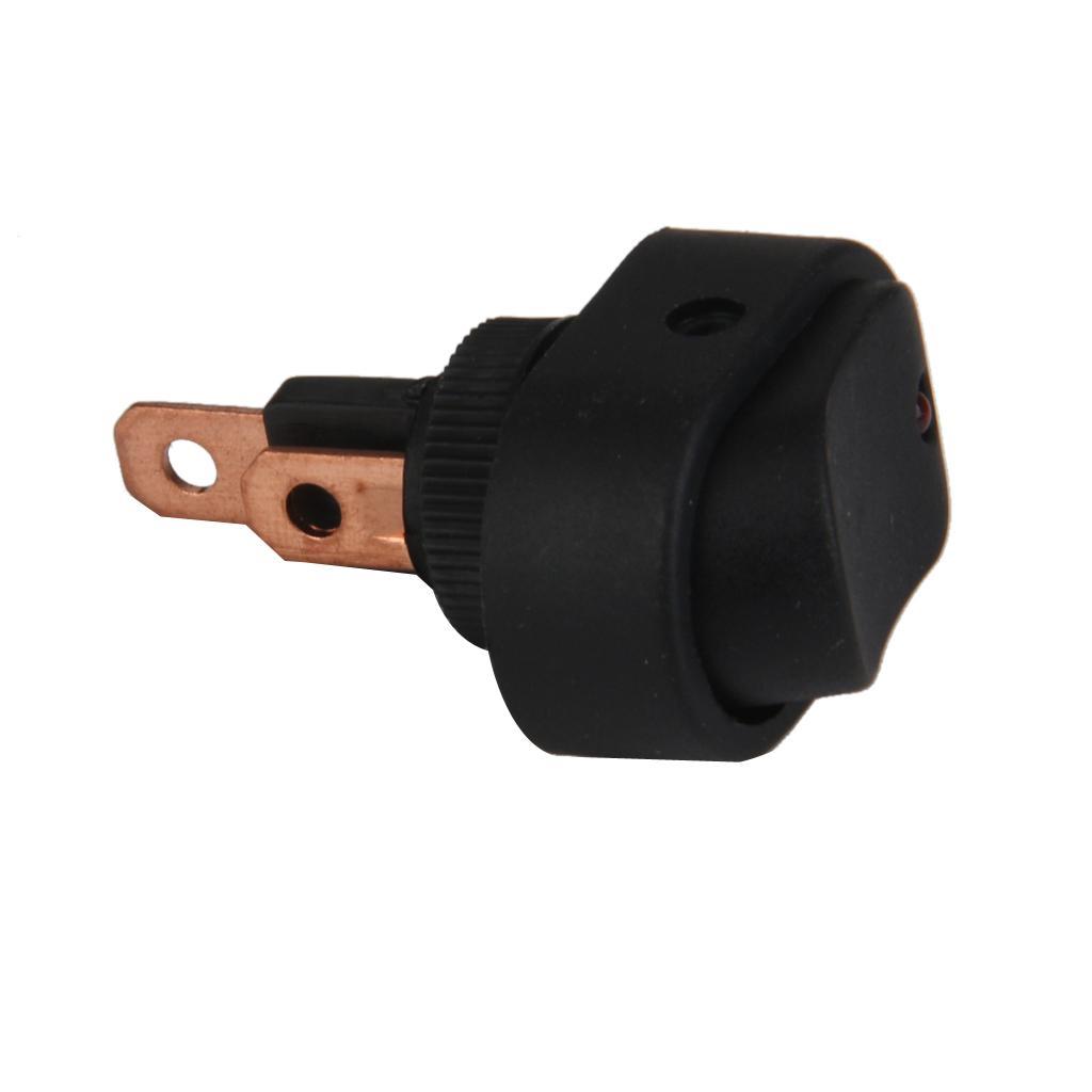 2 Pieces Red And  LED 12V Car/ Rocker   Switch 20A