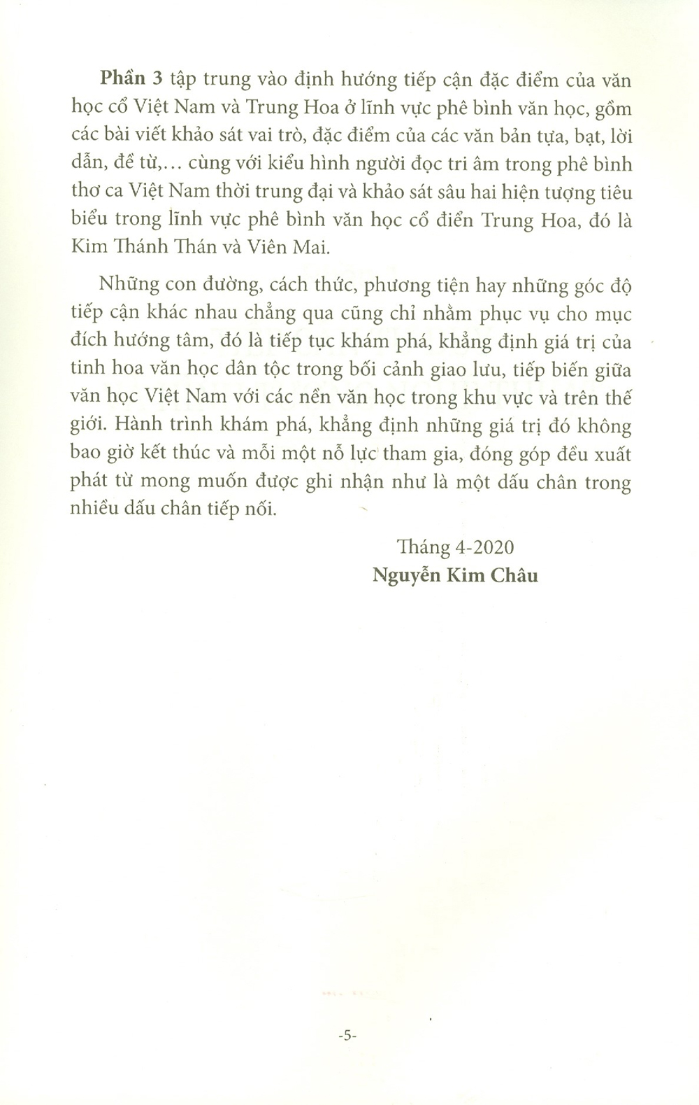 Văn Học Cổ Việt Nam Và Trung Hoa - Những Hướng Tiếp Cận