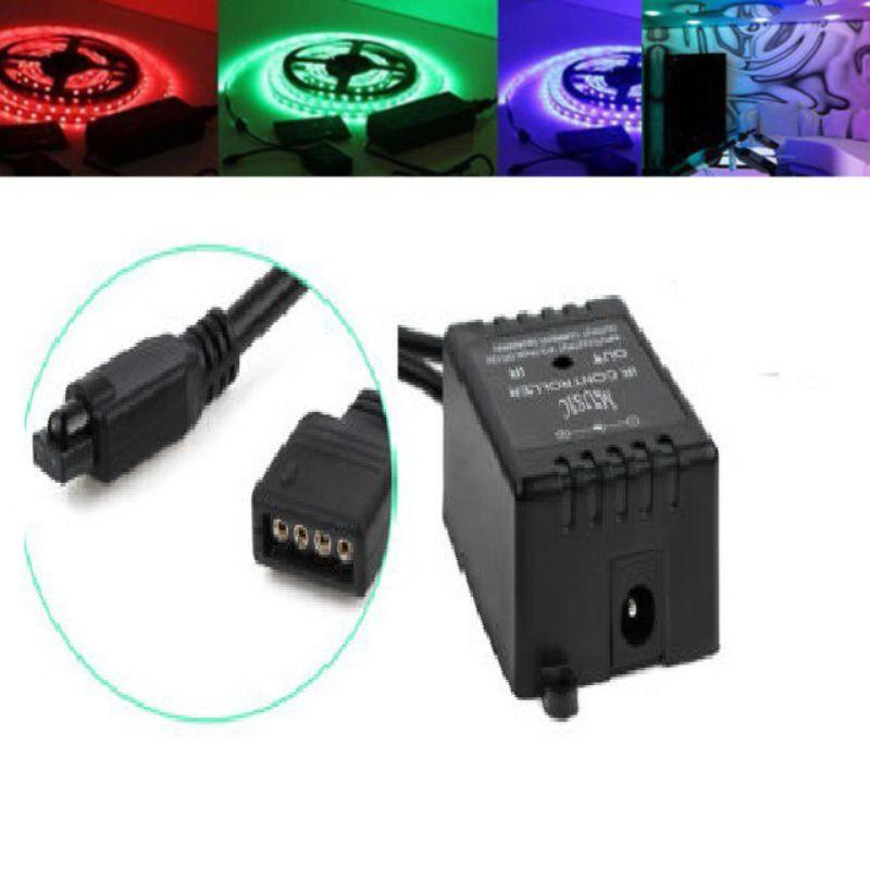 Đèn led dây 5050 RGB-5m phủ keo silicon + Nguồn + Bộ khiển Led dây