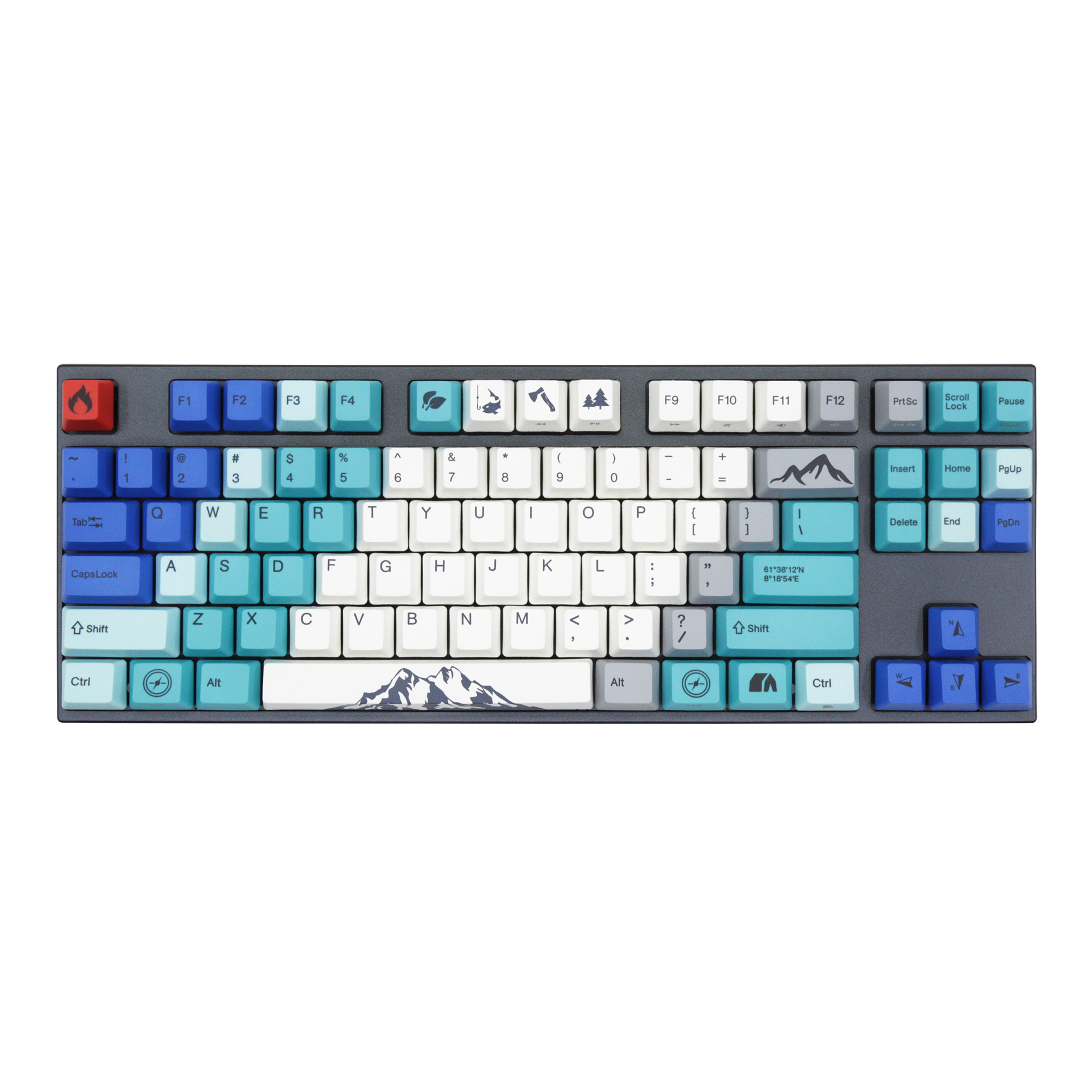 Bàn phím cơ Varmilo VA87M Summit Cherry Switch - Hàng Chính Hãng