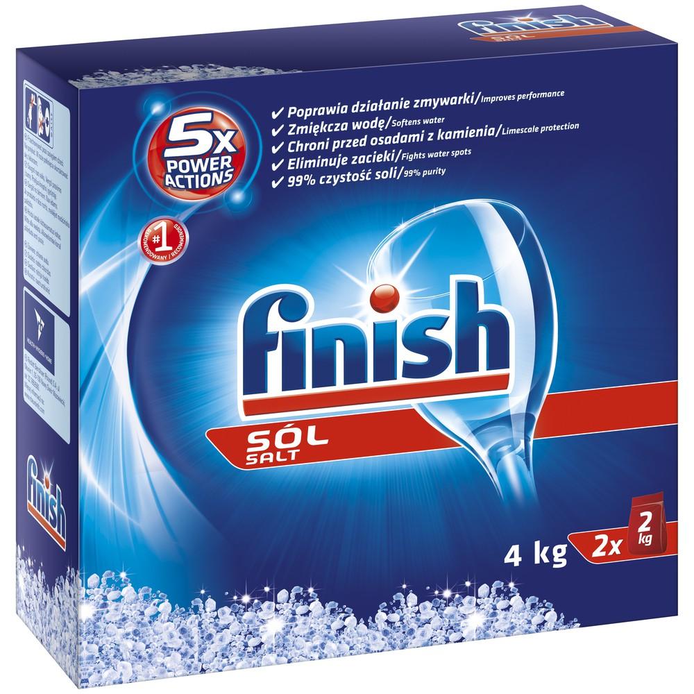 Muối rửa bát Finish 4.0 kg - dùng cho máy rửa chén bát