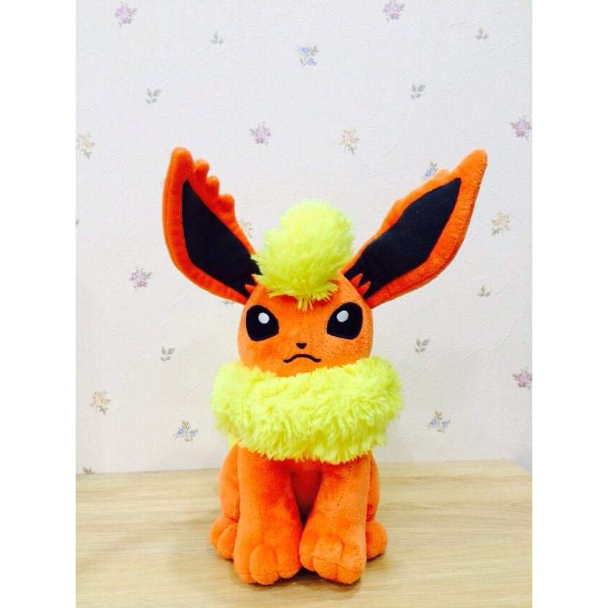 Gấu bông Pokemon Eevee hệ lửa Flareon