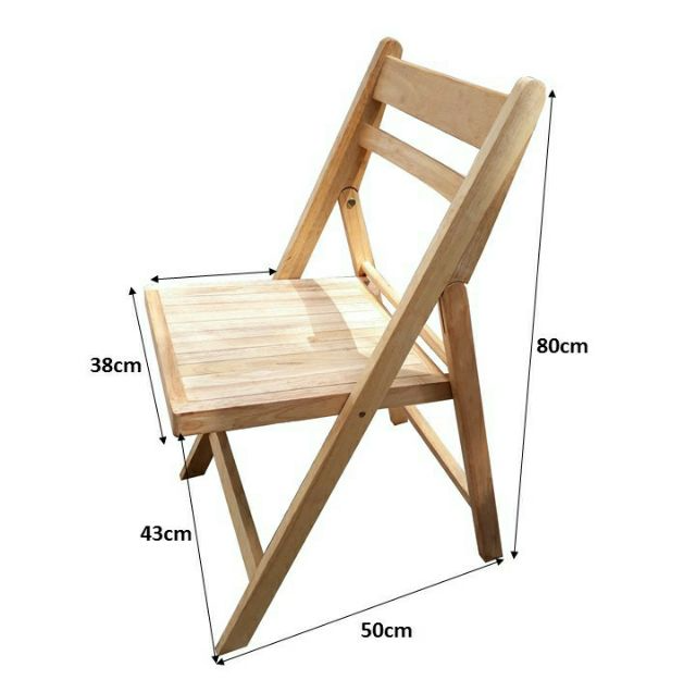 Ghế dành cho học sinh có thể gấp gọn tiện lợi bằng gỗ cao su siêu bền