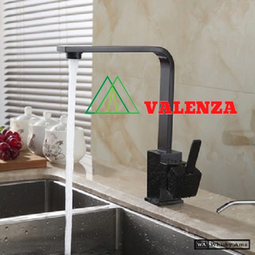 Vòi rửa chén bát nano kháng khuẩn cao cấp Valenza sus304 nóng lạnh -dáng vuông khỏe, hiện đại