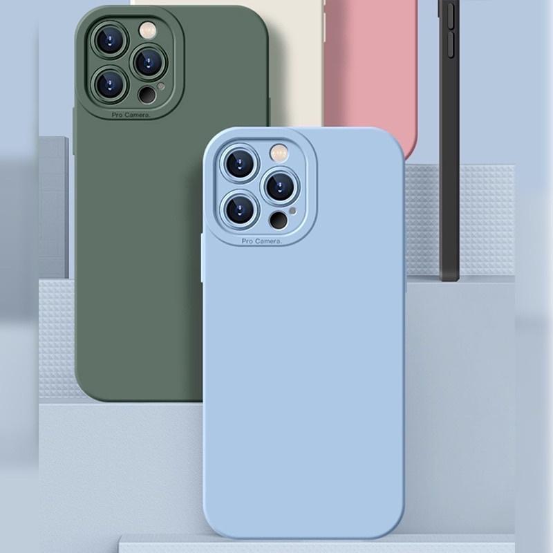 Ốp lưng dành cho iPhone 13 Pro Max, 12 Pro Max dẻo có màn bảo vệ camera