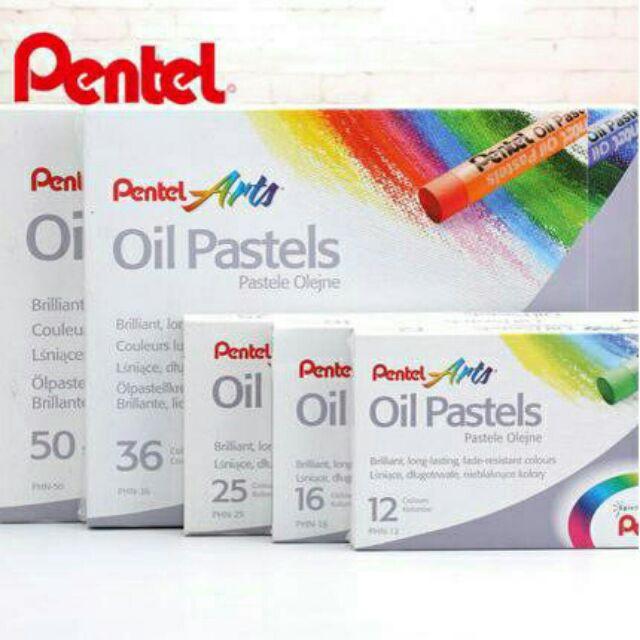 Sáp dầu Pentel PHN 12,16,25,36 màu - HÀNG CHÍNH HÃNG