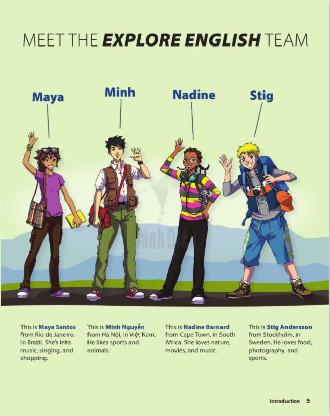 Bài Học Tiếng Anh Lớp 6 - Explore Our World