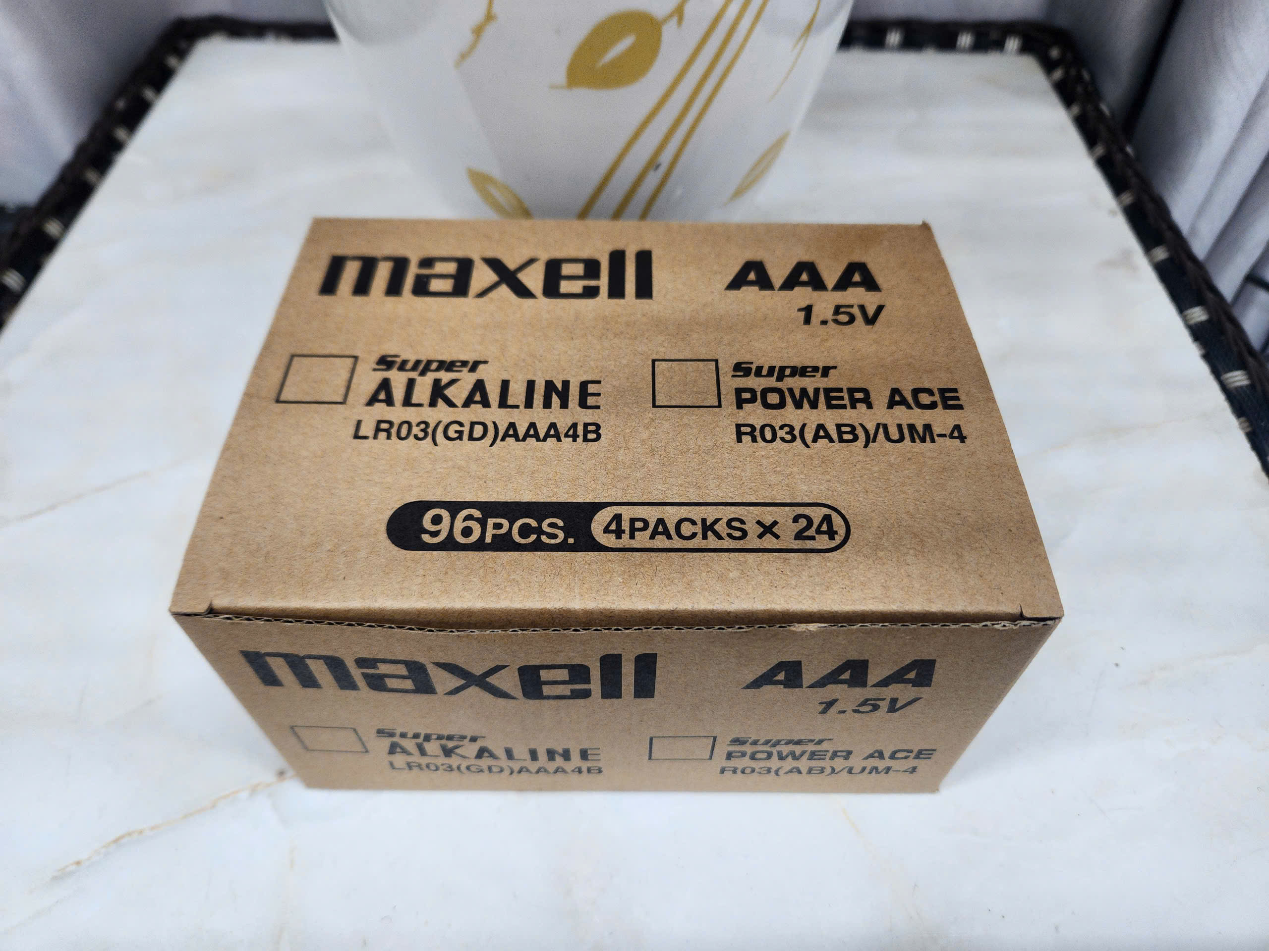 Pin Tiểu nhỏ AAA Maxell Super Power ACE Hộp 96 viên - Hàng Siêu Thị, Giá Tốt, Freeship - Hàng chính hãng