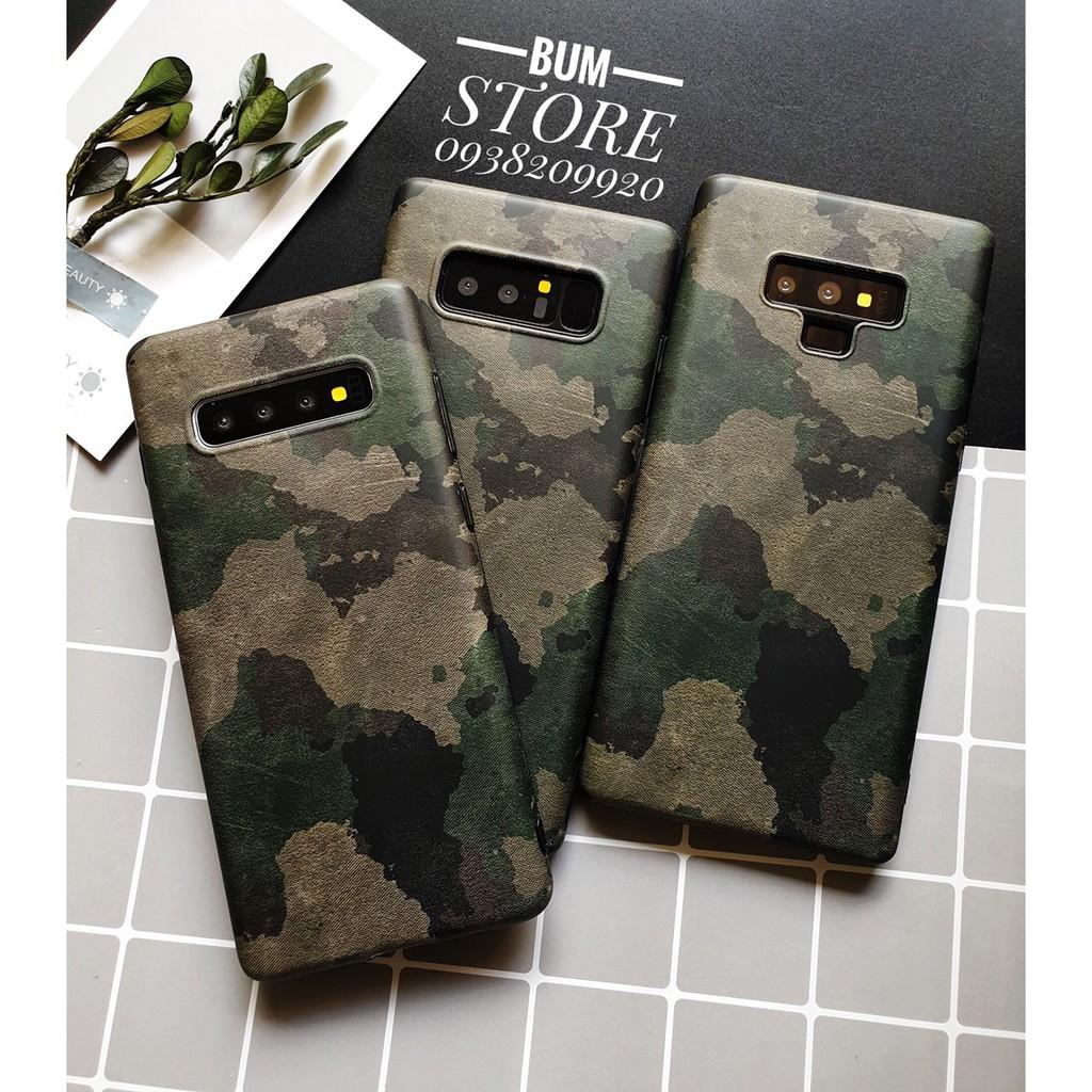 Ốp lưng dẻo camo cho Samsung Galaxy Note 10+ / Note 10 / S10+ / S10 / NOTE 9 / NOTE 8 / S9+ / S8+